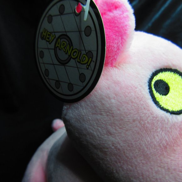 Hey Arnold! Pet Abner Pig Plush Doll Toy Nick Box EXCLUSIVE WINTER 2017 - Picture 2 of 10